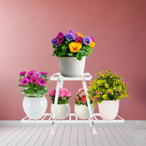 FERTILGRO Heavy Duty Iron Black Cosmo Planter Stand (Pack of 1) - Image 2