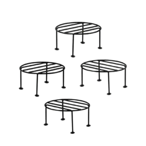 FERTILGRO Galvanized Metal Plant Stand (Pack of 6)