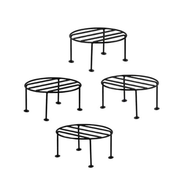 FERTILGRO Galvanized Metal Plant Stand (Pack of 6) - Image 2