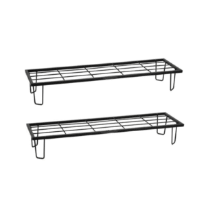 FERTILGRO Modern 29-Inch Metal Black Plant Stands (Pack of 4)