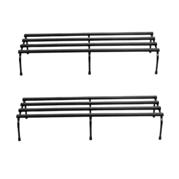 FERTILGRO Stylish Heavy-Duty Black Metal Pot Stands (Pack of 8) - Image 3