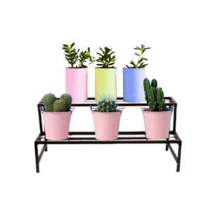 FERTILGRO Premium Heavy Duty Plant Stand (Black)