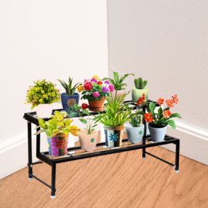 FERTILGRO Premium Heavy Duty Plant Stand (Black)
