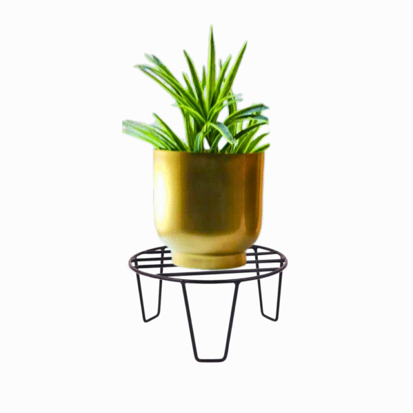 FERTILGRO Premium Sleek Metal Black Plant Stands (Pack of 9) - Image 6