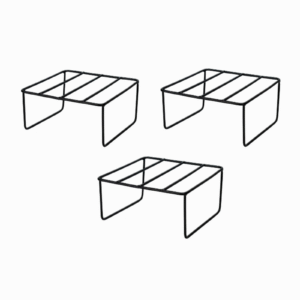 Fertilgro Premium Sleek Metal Black Plant Stand (Pack of 9)