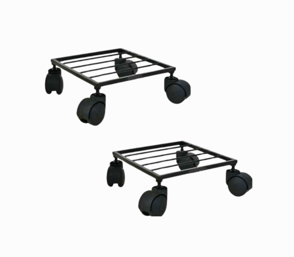 FERTILGRO Single Pot Stands with Wheels (Pack of 4) - Image 2